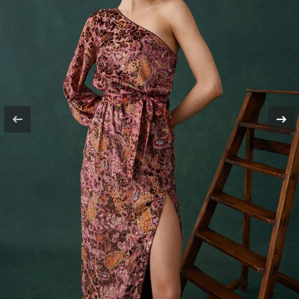 Hemant & Nandita Vera Long Dress size small - Picture 5 of 6